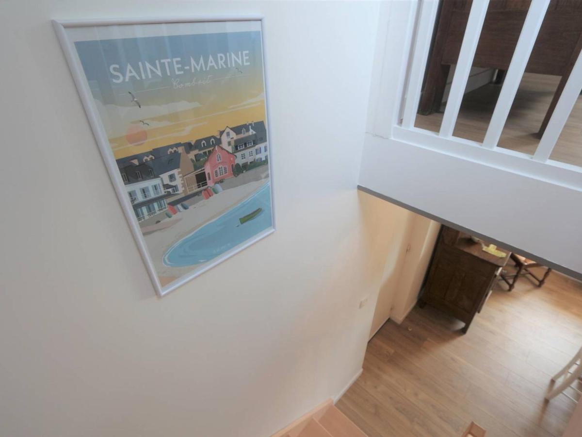 Combrit Sainte-Marine: T2 Duplex Renove Avec Jardin Prive Et Vue Sur Port - Fr-1-481-91 Appartement Buitenkant foto