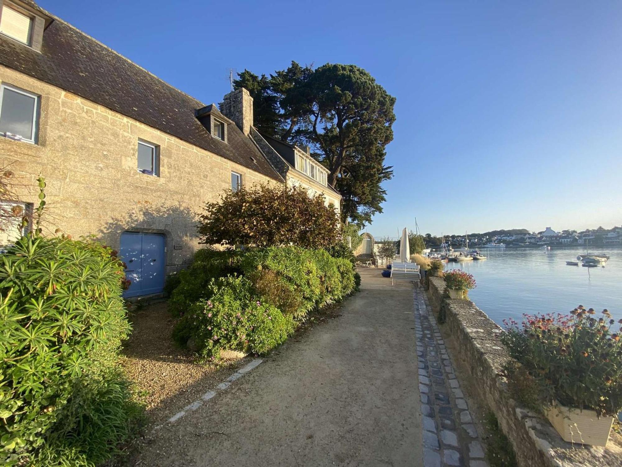 Combrit Sainte-Marine: T2 Duplex Renove Avec Jardin Prive Et Vue Sur Port - Fr-1-481-91 Appartement Buitenkant foto